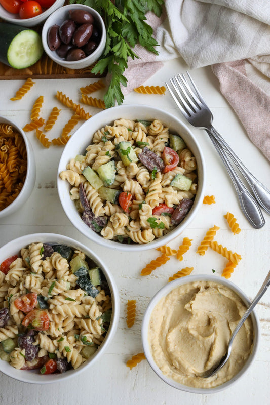 Hummus Pasta Salad