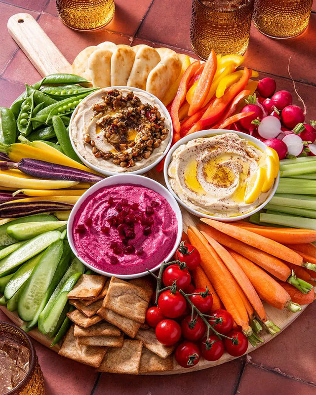 Hummus Veggie Platter