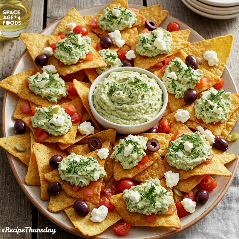Mediterranean Hummus Nachos