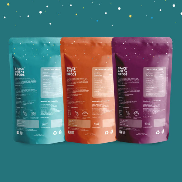 Herbed + peri peri + Beetroot (pack of 3)