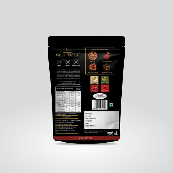 Baked Pita Chips 80g - Chipotle