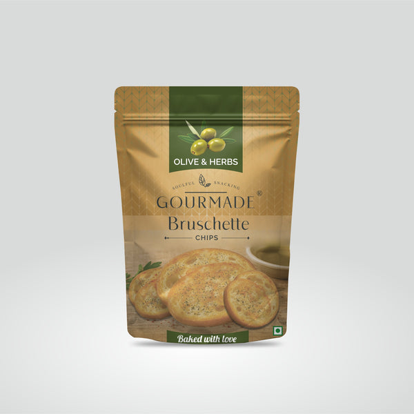 Bruschetta Chips 70g - Olive & Herbs